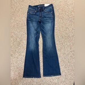 American Eagle Outfitters Dark Blue Flare Jeans